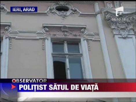 Un politist din Arad se zbate intre viata si moarte dupa ce a incercat sa se sinucida