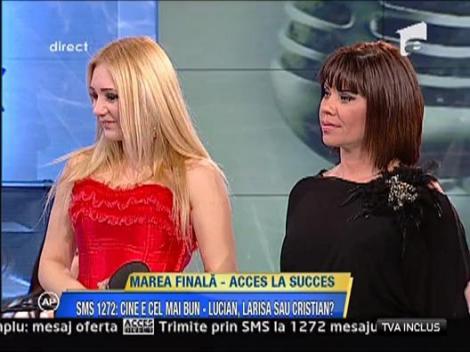 Luminita Anghel si Larisa au primit notele juriului