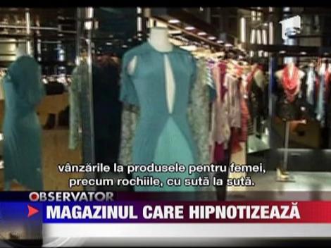 Magazinul care isi hipnotizeaza cumparatorii
