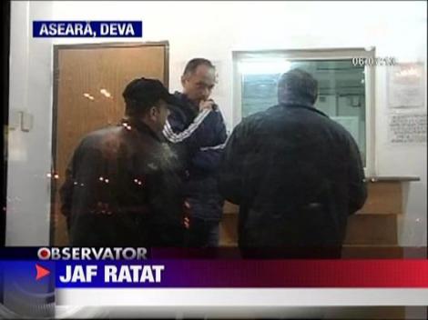 Tentativa de jaf la o casa de schimb valutar din Deva