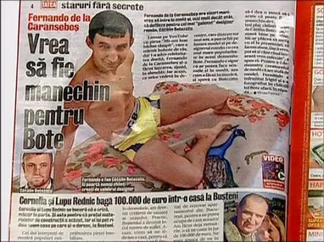 Fernando de la Caransebes vrea sa fie manechin pentru Bote