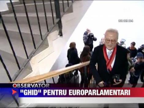 "Ghid" pentru europarlamentari