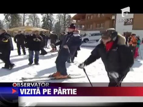 Putin si Medvedev, vizita pe partia din Soci