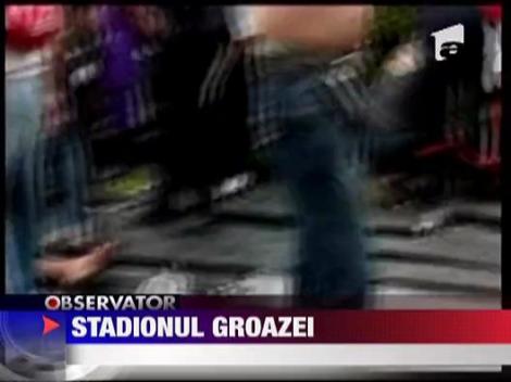 Tribuna unui stadion din Peru s-a prabusit peste spectatori