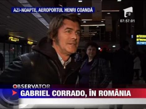 Gabriel Corrado a venit in Romania