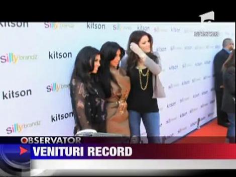 Venituri record pentru familia Kardashian