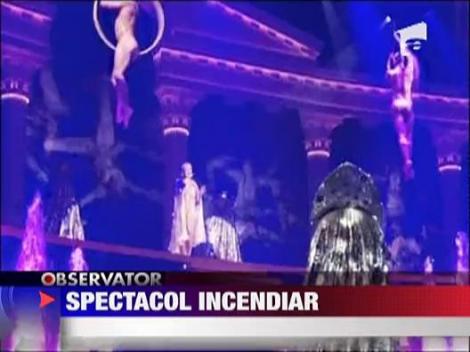 Kylie Minogue, spectacol incendiar