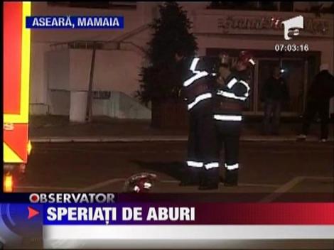 Alarma falsa de incendiu la hotelul ars ieri in Mamaia