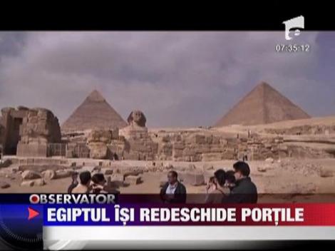 Turistii pot vizita din nou principalele obiective turistice din Egipt
