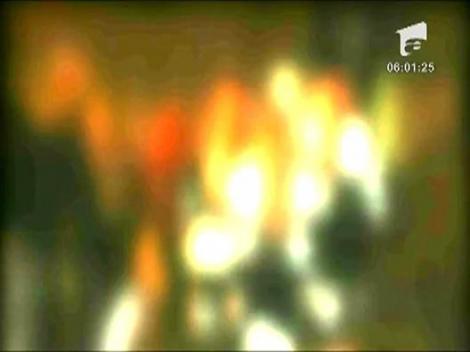 Incendiu intr-un bloc din Brasov