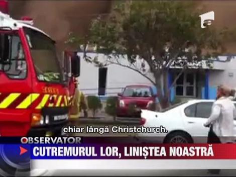 Cutremurul din Noua Zeelanda scade posibilitatea unui seism important in Romania