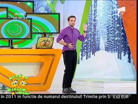 Vezi aici cum danseaza Razvan si Dani de dimineata