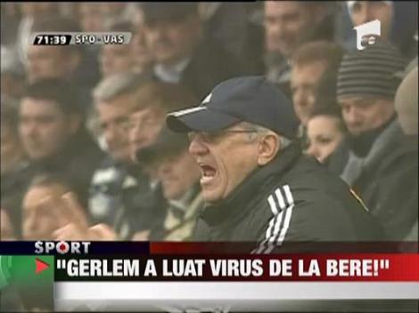 Hizo: "Gerlem a luat vurus de la bere!"