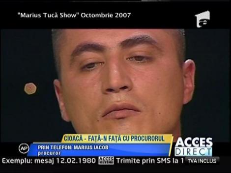 Cristian Cioaca, fata in fata cu procurorul