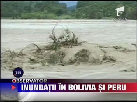 Inundatii in Bolivia si Peru