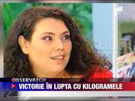 Fiica Andei Calugareanu, victorie in lupta cu kilogramele