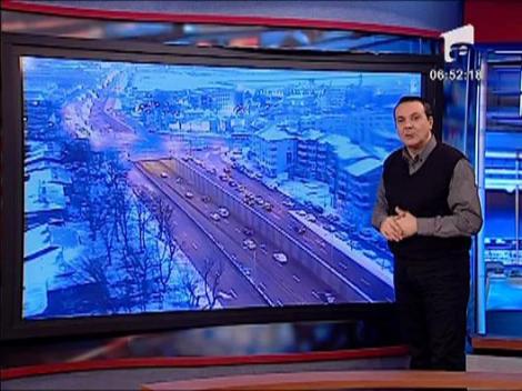 Traficul din Bucuresti! 24 februarie