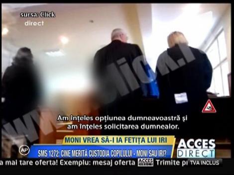 Imagini din sala de judecata a sotilor Columbeanu