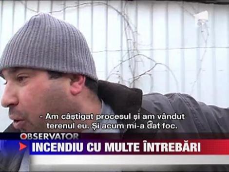 Scandal intre vecini soldat cu flacari uriase