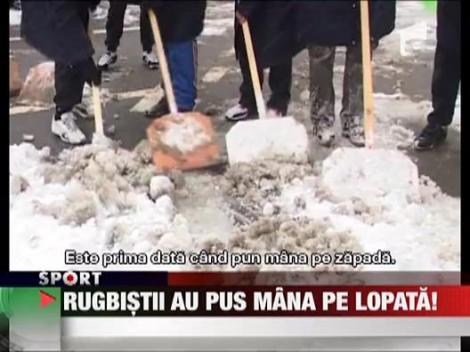 Rugbistii au pus mana pe lopata!