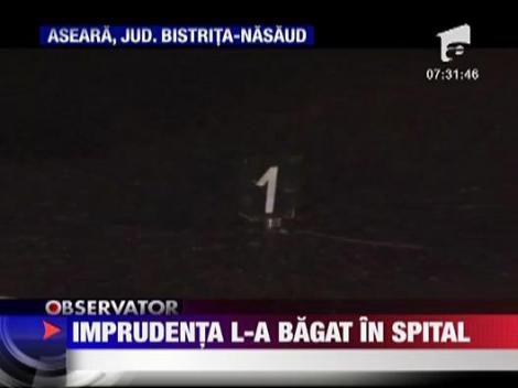 Un batran a ajuns in stare grava la spital din imprudenta