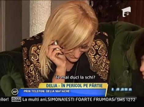 Delia Matache, lovita puternic pe partie