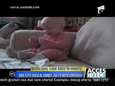 Bebelusul care rade in hohote