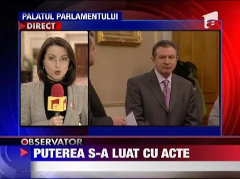 Liderii PDL, UDMR, UNPR si cei ai minoritatilor au semnat un nou angajament