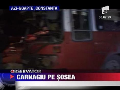 Grav accident de circulatie in Constanta: doi morti si cinci grav raniti