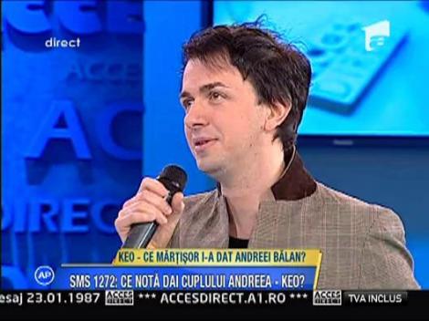 Keo - Ce martisor i-a dat Andreei Balan!
