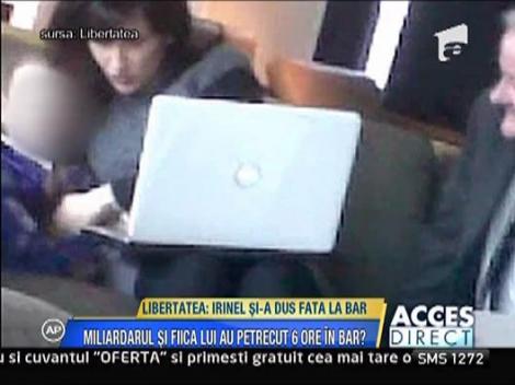 Irinel si-a luat fata la bar