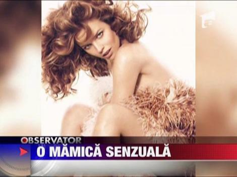 Eva Herzigova, o mamica senzuala