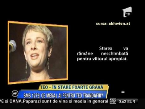 Teo Trandafir e in stare foarte grava