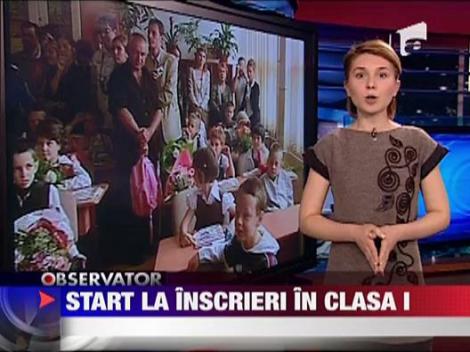 Azi se da startul la inscrieri in clasa I
