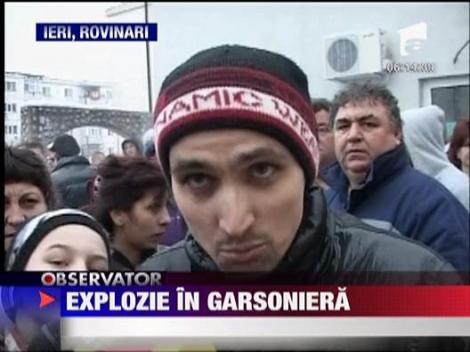 Explozie intr-un bloc de garsoniere din Rovinari