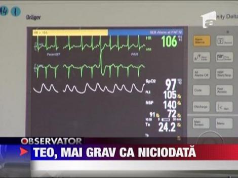 Teo Trandafir, stare mai grava ca niciodata