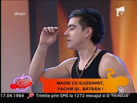 Magie cu iluzionist, fachir si... batran!
