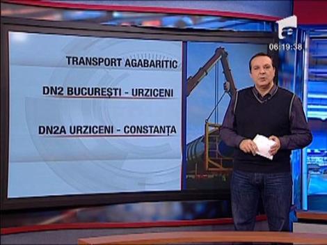 In Constanta se efectueaza un transport agabaritic