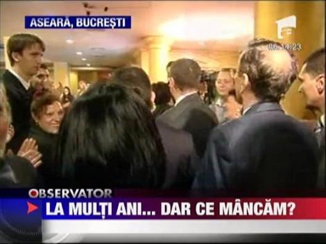 Peste 1500 de admiratori s-au calcat in picioare la aniversarea lui Ion Iliescu