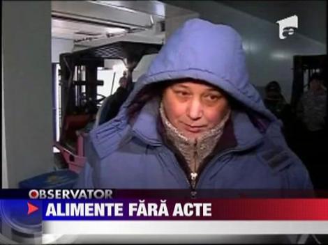 Tone de alimente fara acte in cel mai mare depozit din Capitala