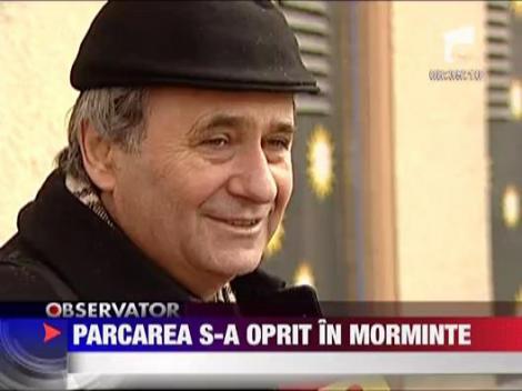 Cea mai mare parcare subterana din Capitala, oprita din nou de morminte