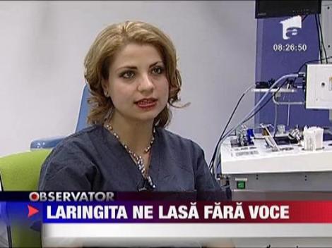 Laringita ne lasa fara voce