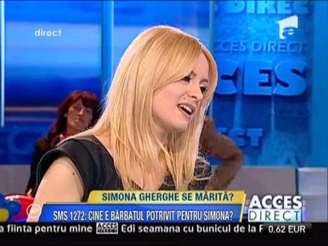 Maria Carneci i-a cantat Simonei Gherghe "Ia-ti mireasa ziua buna!"