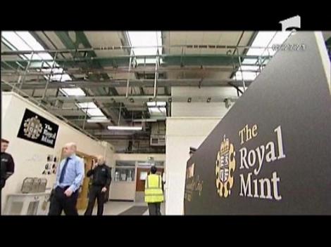 Moneda speciala cu ocazia casatoriei dintre Printul William si Kate Middleton