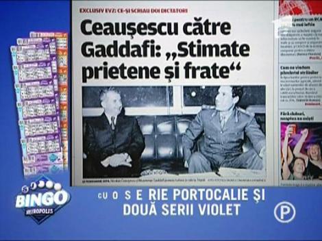 Ce vorbea Ceausescu cu Gaddafi