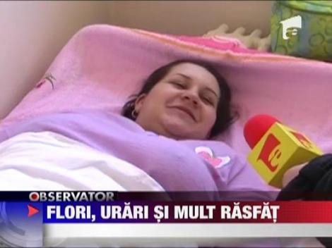 Soferitele romance, "sanctionate" cu flori