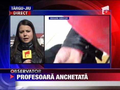Profesoara care si-a intepat un elev cu un ac nesterilizat, anchetata
