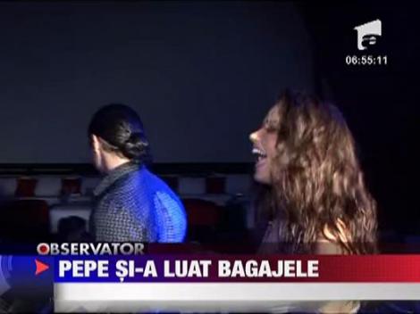 Pepe si-a luat aseara mai multe lucruri din fostul camin conjugal