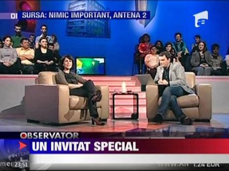 Lucian Mandruta si-a invitat sotia in emisiune