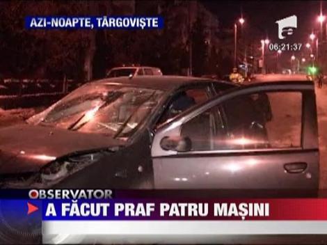 A facut praf patru masini